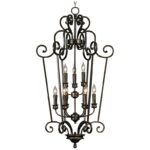 Black Iron Chandelier