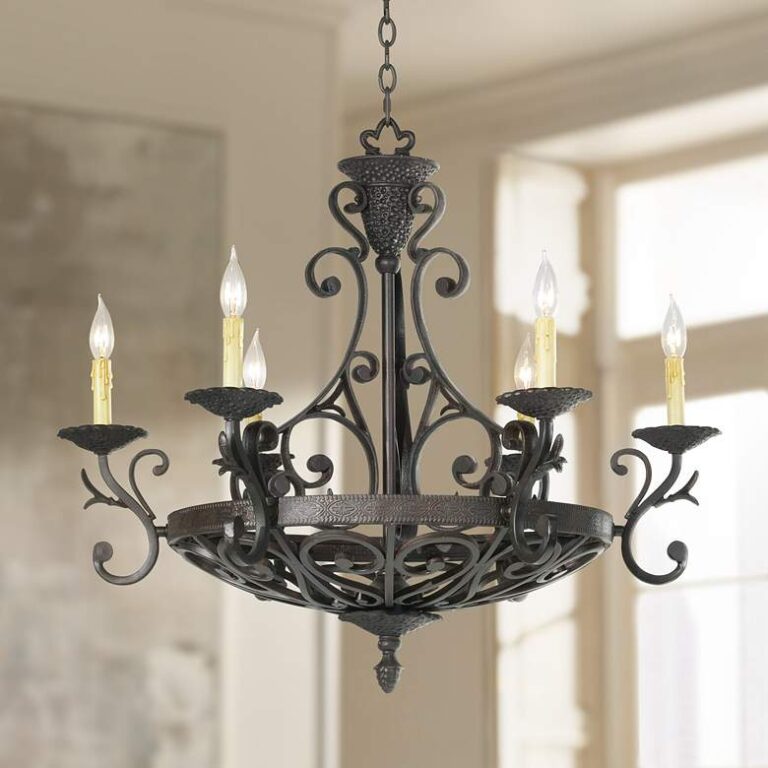 Wrought Iron Chandelier