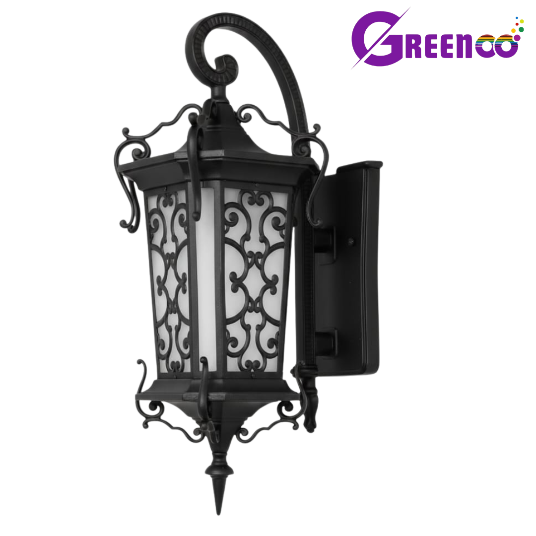 Ornate Classic Black Outdoor Wall Lantern Ornate Classic Black Outdoor Wall Lantern