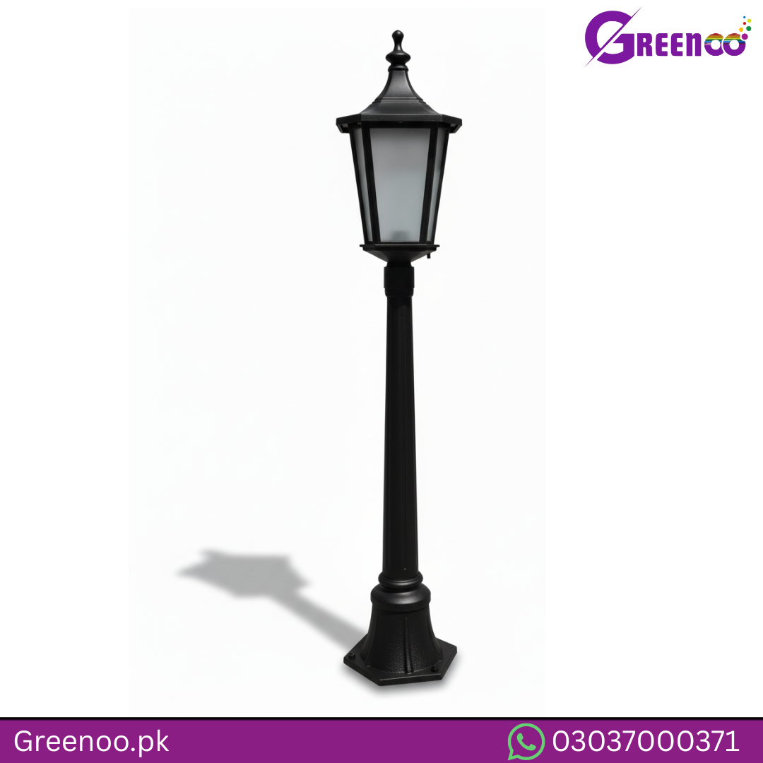 Black 3 Feet Garden Bollard Lights Black 3 Feet Garden Bollard Lights