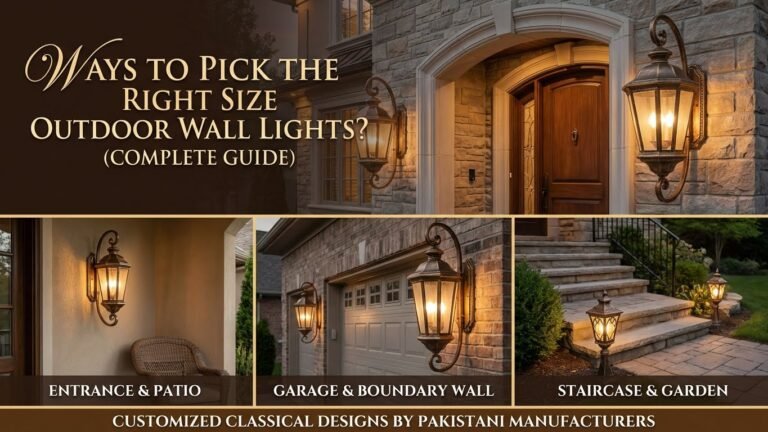 Right Size Outdoor Wall Lights