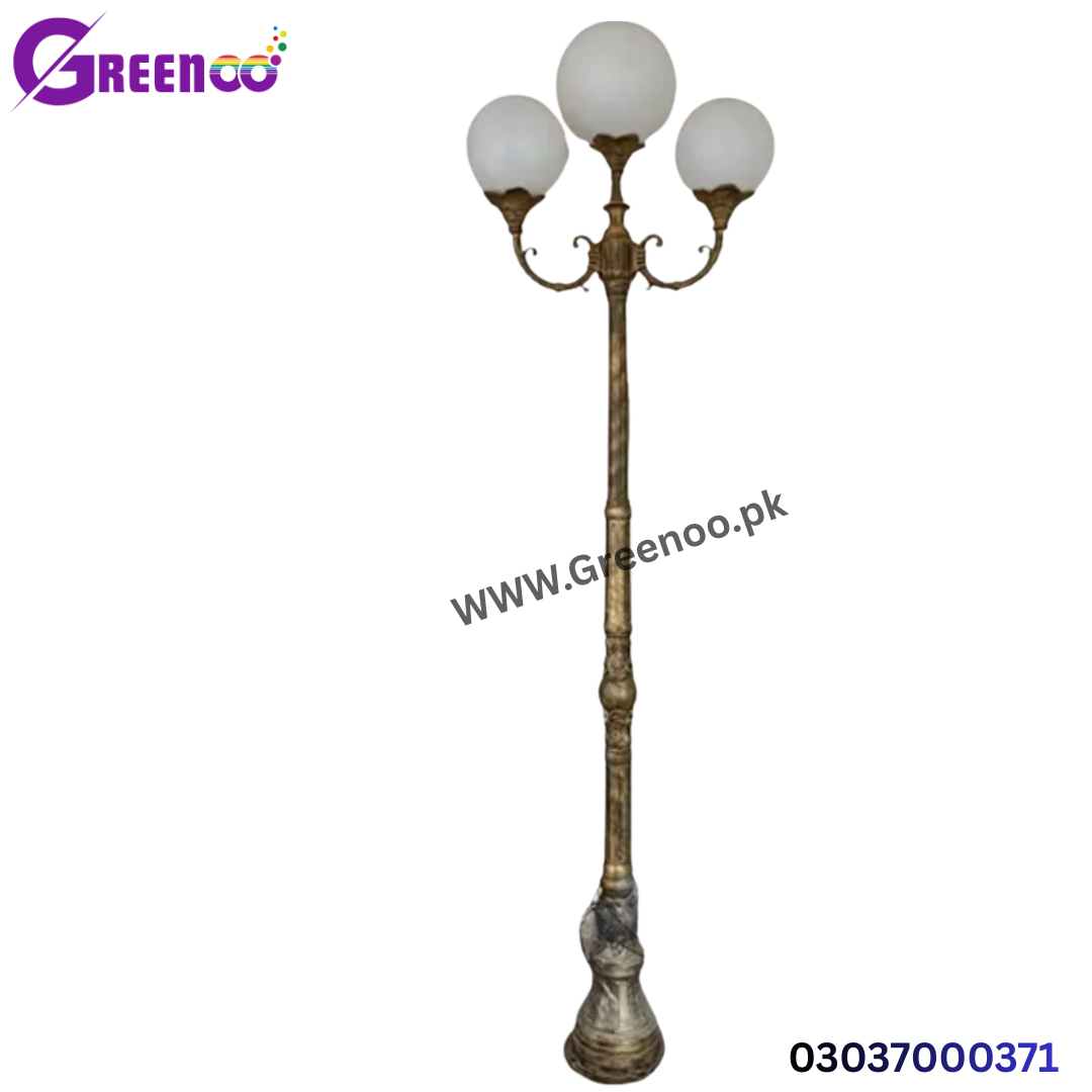 Triple Head Antique Color Outdoor Fancy Pole Light Triple Head Antique Color Outdoor Fancy Pole Light