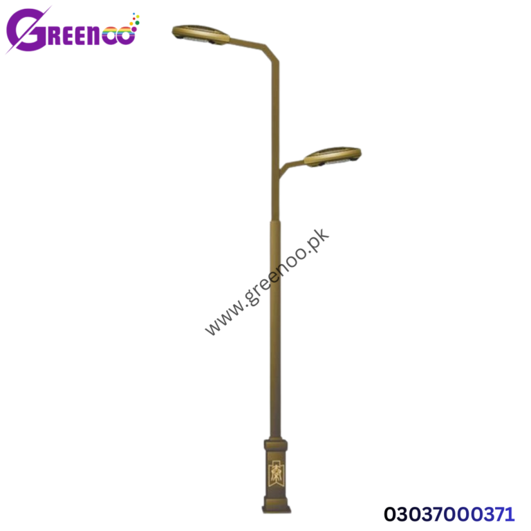 Double Arm Commercial Pole Light Made from Iron