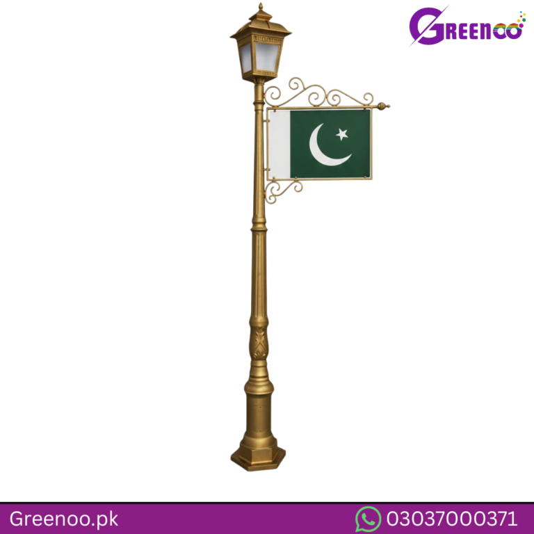 Single Head Fancy Outdoor Fiber Pole Light